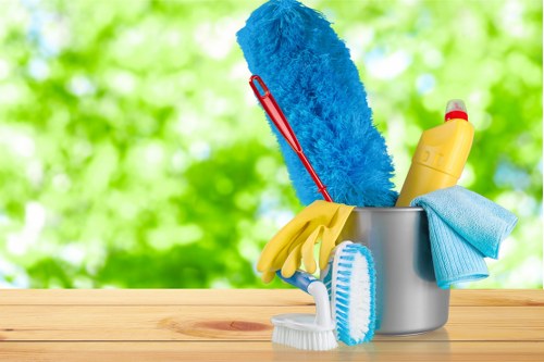 Professional hot water extraction on carpet fibres
