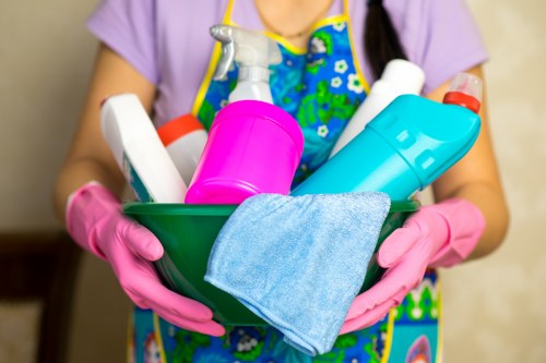 Deep cleaning equipment used on a carpet in Wapping