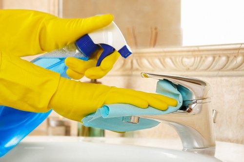 Deep upholstery cleaning for a fabric sofa