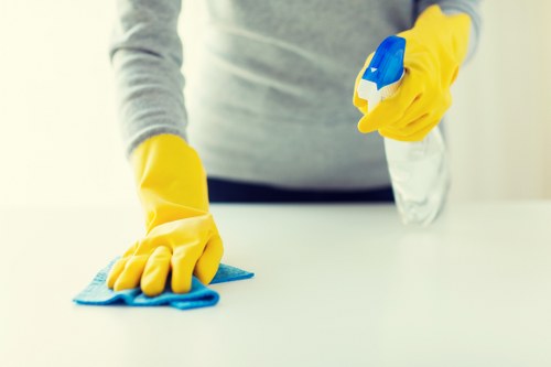 Professional upholstery cleaning in Wapping for a fabric sofa